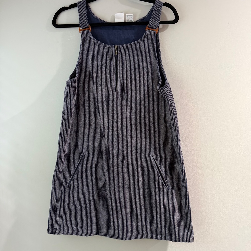 Concept clothing company
Striped Corduroy Pinafore Dress